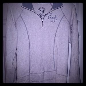 PINK crew neck thin sweatshirt